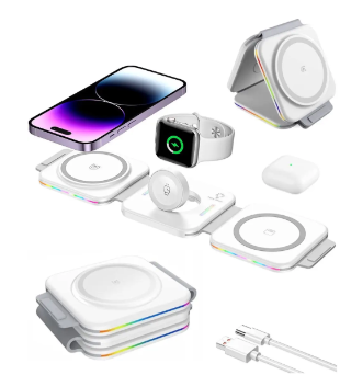 Зарядний бездротовий пристрій magsafe для телефона Apple Iphone apple watch магнітна зарядка для айфона