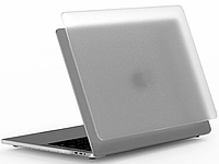 Пластиковий чохол-накладка Macbook Air 13.6 M2 (2022) білий матовий Wiwu iShield Ultra Thin Hand Shell Case