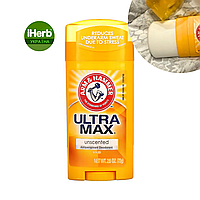 Arm & Hammer, UltraMax, твердий дезодорант-антиперспірант, без запаху, 73 г