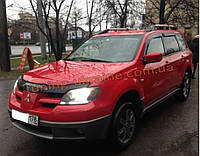 Дефлекторы окон (ветровики) COBRA-Tuning на MITSUBISHI OUTLANDER I 2001-2006