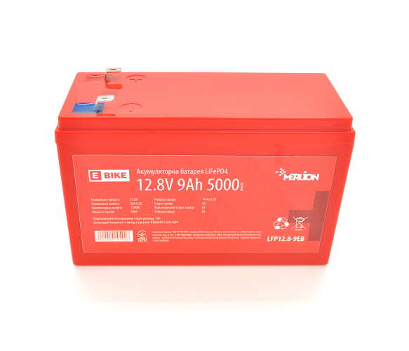 Акумуляторна батарея Merlion LiFePO4 12.8V 9AH для електротранспорту
