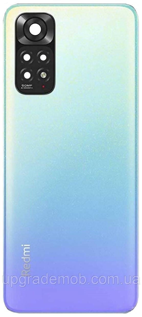 Задня кришка Xiaomi Redmi Note 11S 4G /Redmi Note 11 блакитна Star Blue оригінал + скло камери 108MP