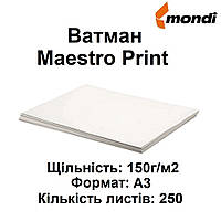 Ватман А3 "Maestro Print" 150 г/м2 250 аркушів