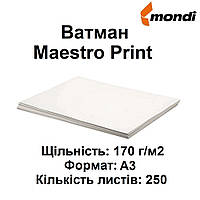 Ватман А3 "Maestro Print" 170 г/м2 250 аркушів