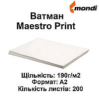 Ватман А2 "Maestro Print" 190 г/м2 200 аркушів