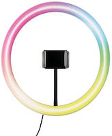 Светодиодное кольцо Momax RGB телефона V.LOG Spectrum Ring Light 12"