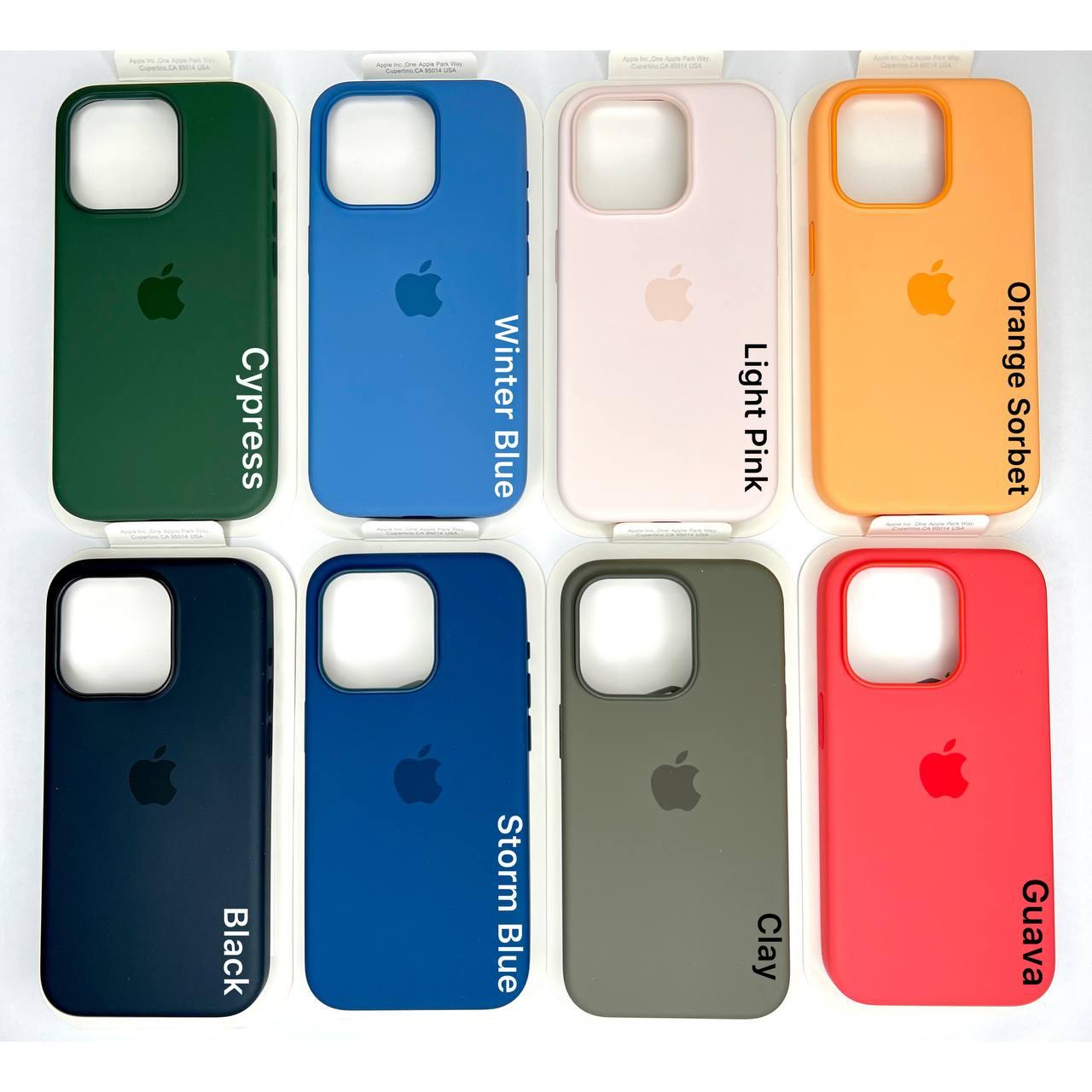 Original Silicone Case для iPhone 15 series