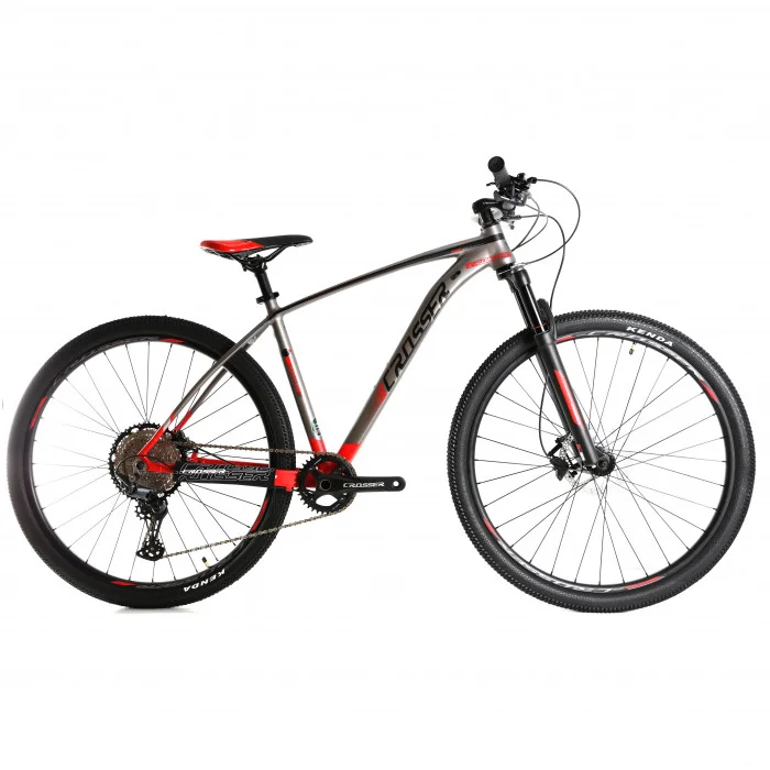 Велосипед гірський Crosser Х880 29" 19 рама (1*12S) DEORЕ Червоний