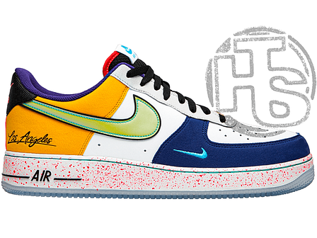 Чоловічі кросівки Nike Air Force 1 Low What The LA Multicolor CT1117-100, фото 1