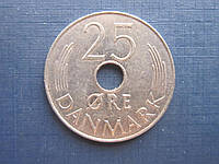 Монета 25 эре Дания 1986