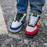 Чоловічі кросівки Nike Air Force 1 Low What The LA Multicolor CT1117-100, фото 3