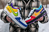 Чоловічі кросівки Nike Air Force 1 Low What The LA Multicolor CT1117-100, фото 8