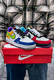 Чоловічі кросівки Nike Air Force 1 Low What The LA Multicolor CT1117-100, фото 9