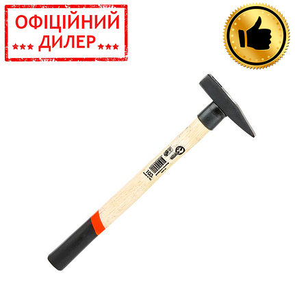 Молоток слюсарний 100 г, ручка ясен INTERTOOL HT-0250 STP, фото 2