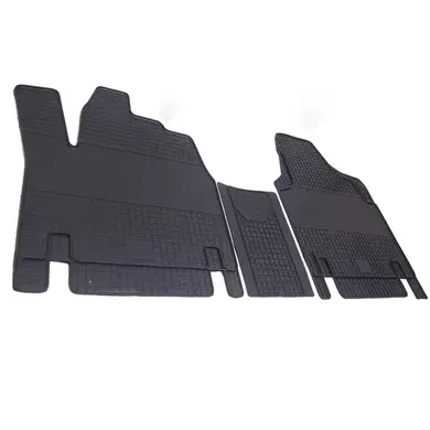 Килимки салону Fiat Scudo, Peugeot Expert, Citroen Jumpy 2007-2016 борт 1 см, євроклітинка, перед (3 шт.)