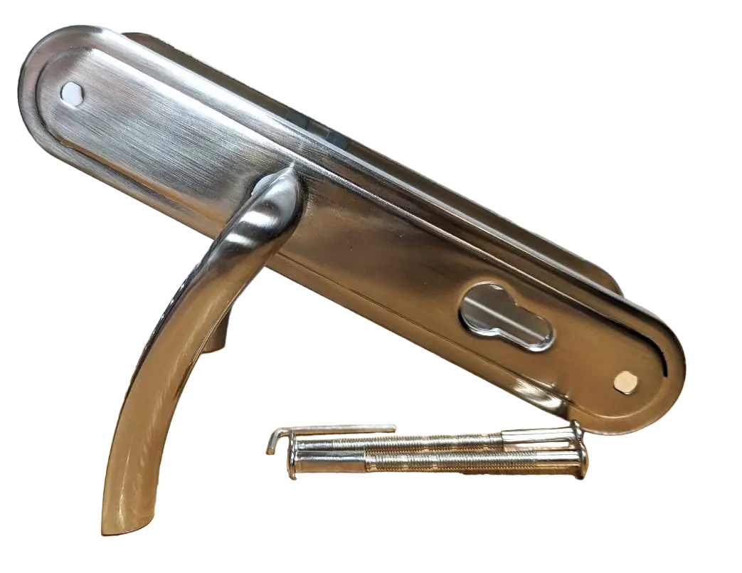 Ручка на планці широка посилена HP-85.0426-SS" сатен