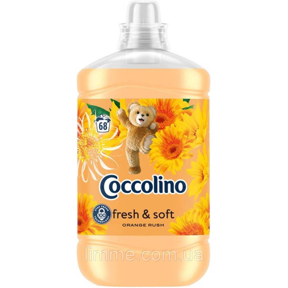 Кондиціонер ополіскувач Coccolino Fresh&Soft Orange Rush 1700 ml