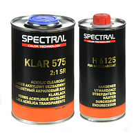 Лак акриловый бесцветный SPECTRAL KLAR 575 SR, 2+1 (1л.+ 0,5 мл.)
