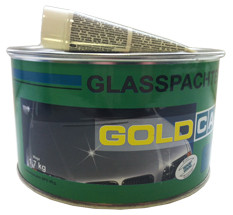Шпатлёвка со стекловолокном GOLD CAR Glass Putty 1,7 кг - фото 1 - id-p2115346257
