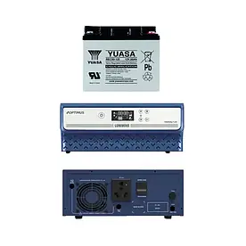 ДБЖ для котла Optimus 1100VA 924W 12V + Yuasa 50Ah 12V AGM на 4.2 години (ADL005)