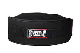 Пояс для важкої атлетики PowerPlay 5535 неопреновий Чорний XL
