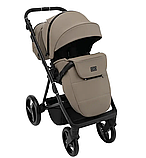 Коляска 2 в 1 Adamex Blanc Eco SA-9 капучино, фото 2