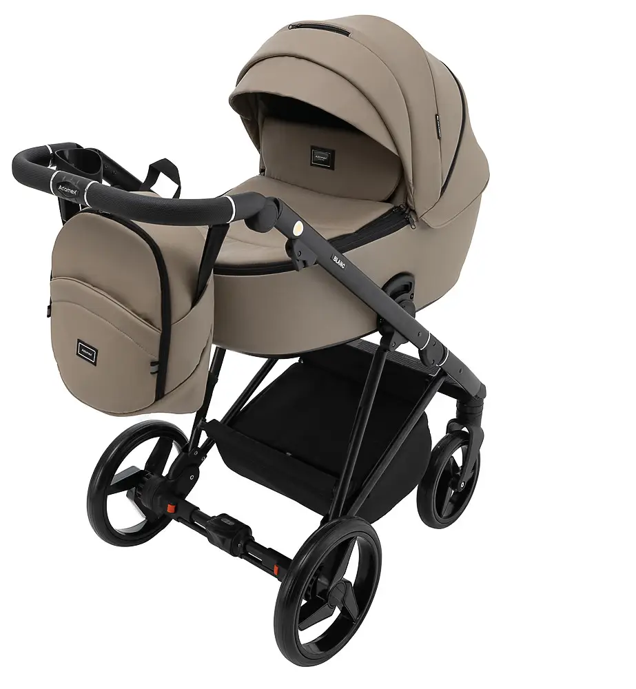 Коляска 2 в 1 Adamex Blanc Eco SA-9 капучино