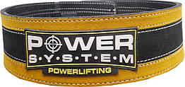 Пояс для важкої атлетики Power System Stronglift PS-3840 Black/Yellow S/M