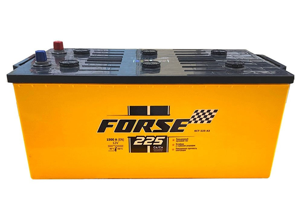 Акумулятор вантажний FORSE 225 Ah (1500А)