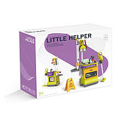 Набір для прибирання (20 елементів, пилосос з насадкою, поличка, совок, пульверизатор, щітка, швабра) 667-64, фото 6