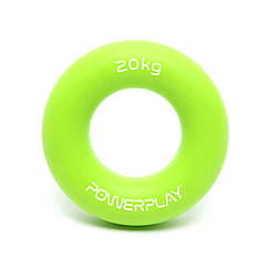 Еспандер кистьовий силіконовий PowerPlay PP-4324 Hand Grip Ring Medium 20 кг. Зелений