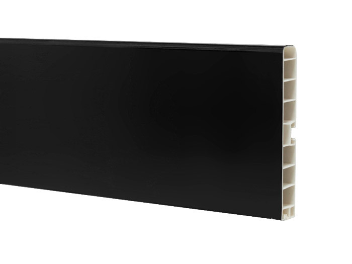 Планка цокольна Volpato L=4000 H100 Чорний матовий, фото 1