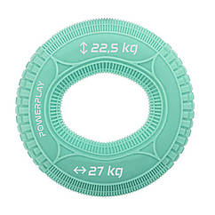 Еспандер кистьовий силіконовий PowerPlay PP-4330 Hand Grip Loops Medium 22.5-27 кг. М'ятний