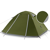 Намет Naturehike P-Series IIII (4-х місний) 210T 65D polyester Graphic NH18Z044-P dark green (6975641887959)(7574121961754)