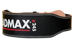 Пояс для важкої атлетики MadMax MFB-245 Full leather шкіряний Black XXL