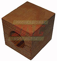 Дерев'яний підшипник 600048.0 подрібнювача комбайна Claas, 60х65х61мм