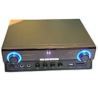 Усилитель звука Konzert KCS-202 Bluetooth+FM+SD+USB Караоке 2-канальный 100W Black (3_04519)