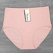 Бавовняні жіночі труси сліпи на високій посадці Beisdanna (великі розміри) 3XL, Чорний, фото 2