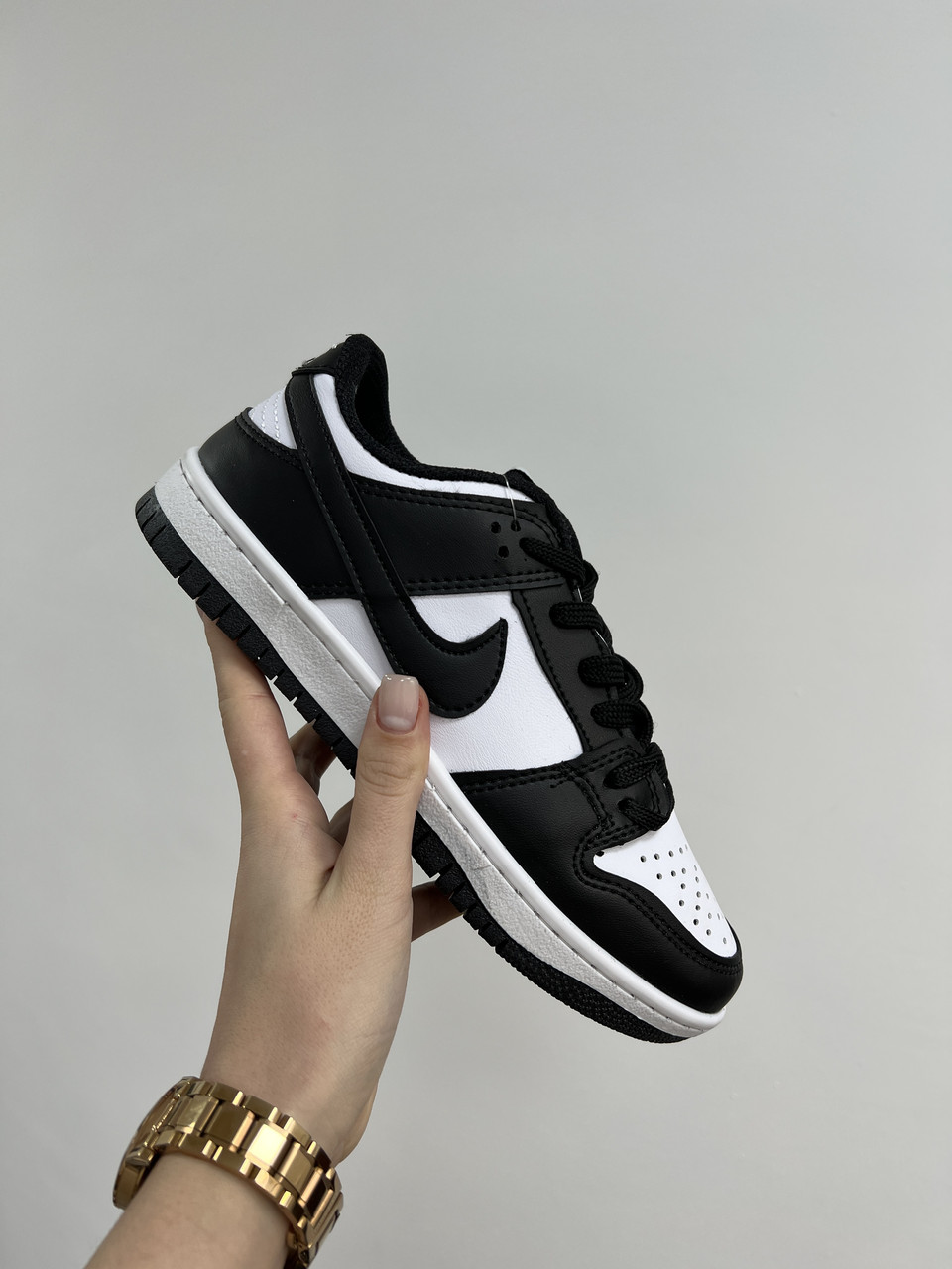 Nike SB Dunk Low Black/White - фото 1 - id-p1838913340