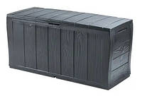 Садовый сундук Keter Sherwood Storage Box 270 л, антрацит (230415)(7555613161754)