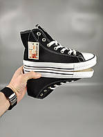 Кроссовки женские подростковые CONVERSE ALL STAR HI BLACK