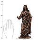 Статуетка релігійна "Ісус" 29,5 см бронза 73870A4, фото 3