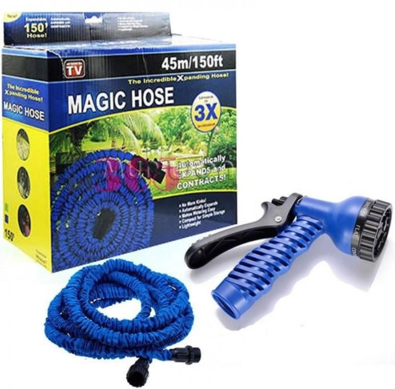 Шланг для поливу Х HOSE, що розтягується, з розпилювачем 45 м