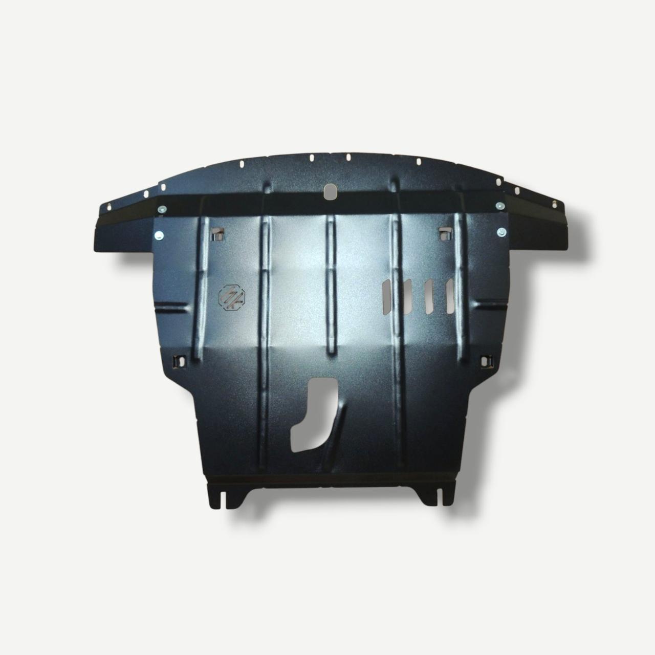 Защита радиатора двигателя и механической КПП Nissan Navara (D40) (2005-2015) /V: все/ - фото 1 - id-p2105831693