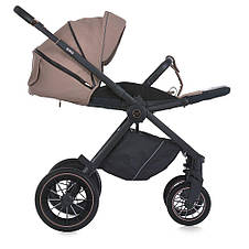 Коляска дитяча універсальна 2в1 Era ME 1100 Taupe Beige (два чохла, два дощовика, москітна сітка, сумка-рюкзак), фото 4