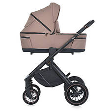 Коляска дитяча універсальна 2в1 Era ME 1100 Taupe Beige (два чохла, два дощовика, москітна сітка, сумка-рюкзак), фото 3