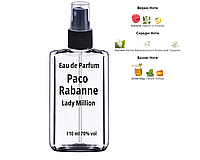 Женский аромат Paco Rabanne Lady Million 110 ml