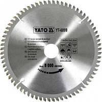 Диск пильный YATO по алюминию 350х30х3.2x2.5 мм, 100 зубцов (YT-6099)(5313532581754)
