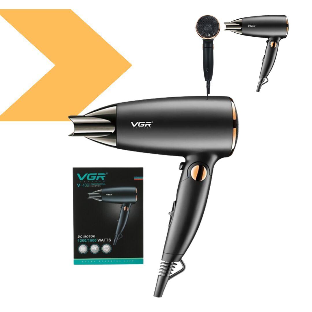 Фен для волос складной VGR V-439., фото 1