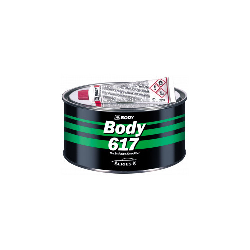 Шпаклівка зі скловолокном BODY 617 NANOFIBER 1.8 кг, фото 1
